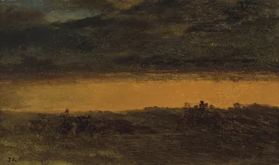Red Landscape by John Frederick Kensett — digital art print download