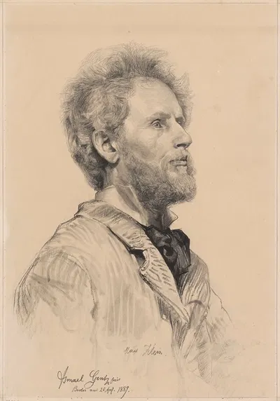 The Sculptor Max Klein by Ismaël Gentz, 1889 — digital art print download