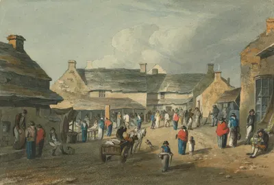 Уэльская ярмарка by Джон Престон Нил, 1813 — digital art print download