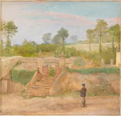 Молодой любовник by Джон Уильям Норт, 1867 — digital art print download