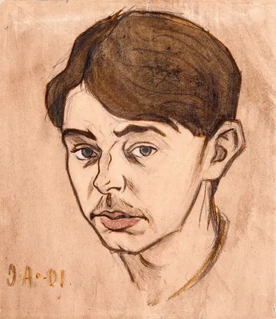 Self Portrait by Ivar Arosenius, 1901 — digital art print download