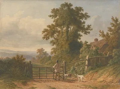 Спортсмен и его собаки by Патрик Насмит, 1828 — digital art print download