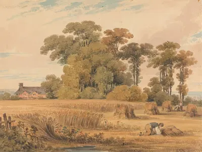 Пшеничное поле by Пол Сэндби Манн, 1823 — digital art print download
