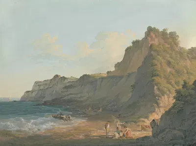 Шанклин Чайн, остров Уайт by Пол Сэндби Манн, 1797 — digital art print download