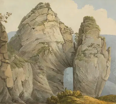 Яма Ренара, Довейдэл, Дербишир by Уильям Дэй, 1789 — digital art print download