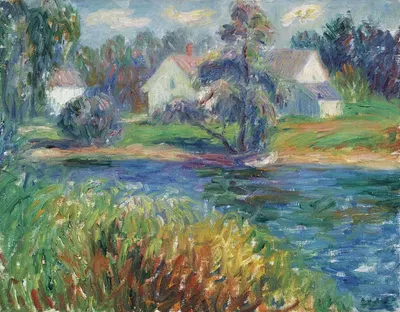 Conway Pond by William James Glackens, 1920-1924 — digital art print download