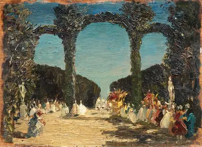 В парке by Эмма Чарди, 1917 — digital art print download