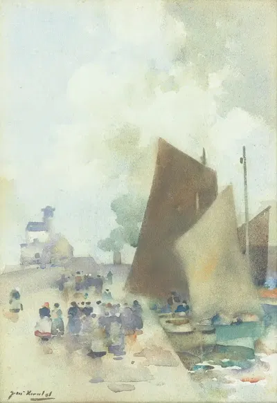 Порт Арброат by Джеймс Уоттерстон Хералд — digital art print download