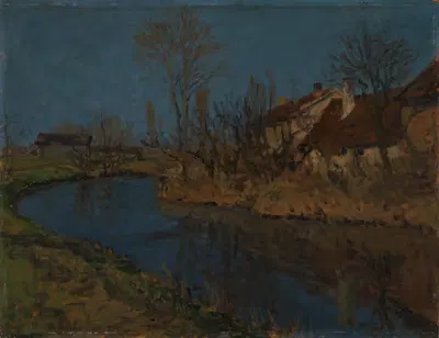 Голубой мартовский день by Адольф Лунц, 1907 — digital art print download