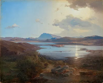 Der Kopaisee by Carl Rottmann, 1847 — digital art print download