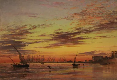 Аликанте by Эдвард Уильям Кук, 1861 — digital art print download