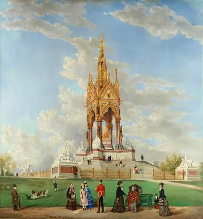 Мемориал Альберта, Лондон by Эдвин Фредерик Хоулт — digital art print download