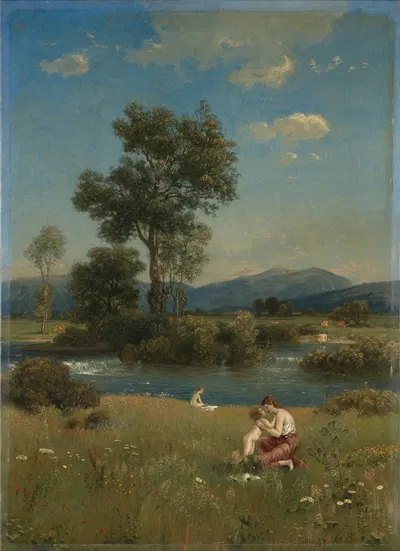 Dreisamidylle by Emil Lugo, 1884 — digital art print download