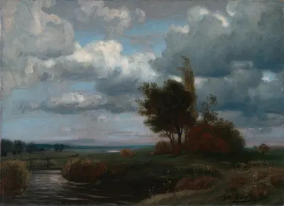 Herbststimmung by Emil Lugo, 1900 — digital art print download