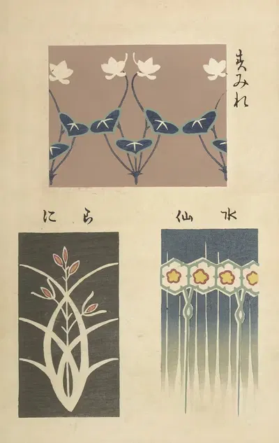 Ōyō Sketchbook (Ōyō manga) Pl.20 by Ogino Issui, 1903 — digital art print download