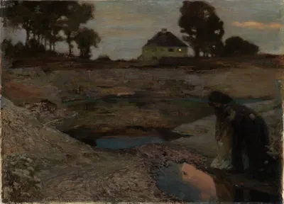 Dämmerung by Friedrich Fehr, 1902 — digital art print download