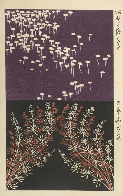 Ōyō Sketchbook (Ōyō manga) Pl.24 by Ogino Issui, 1903 — digital art print download
