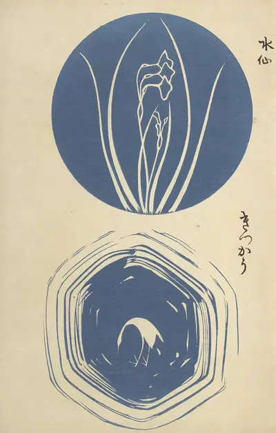 Ōyō Sketchbook (Ōyō manga) Pl.30 by Ogino Issui, 1903 — digital art print download
