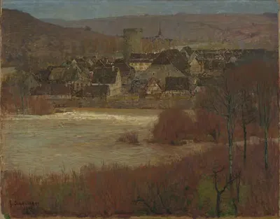 Besigheim am Neckar by Gustav Schönleber, 1900 — digital art print download