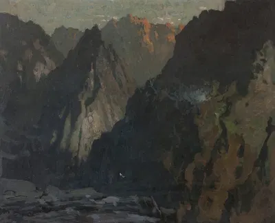 Горно-пейзаж, возможно, Кулинс, Скай by Джеймс Патерсон — digital art print download