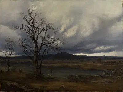 Пейзаж с надвигающейся бурей by Карл Юлий фон Лейпольд, 1833-1834 — digital art print download