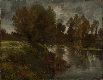 Дождливое настроение на Нидде by Петер Бурниц, 1883 — digital art print download