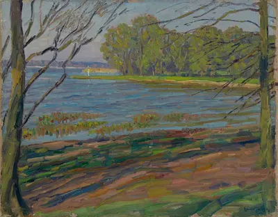 Ландшафт Хавеля by Роберт Хоффман, 1909-1914 — digital art print download