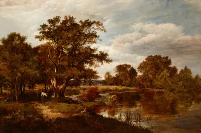 On the river Mole by Sidney Richard Percy — digital art print download