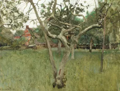 Загородный сад by Сэр Джордж Клаусен — digital art print download