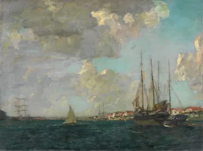 Летний день by Ульрих Хюбнер, 1909 — digital art print download