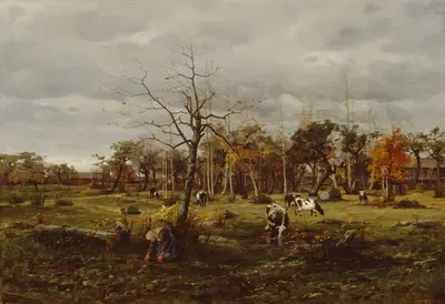 Осенний пейзаж by Виктор Вестергольм, 1883 — digital art print download