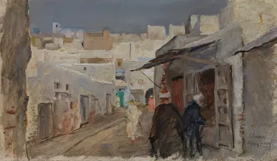 Strasse in Tetuan by Wilhelm Hempfing, 1925 — digital art print download
