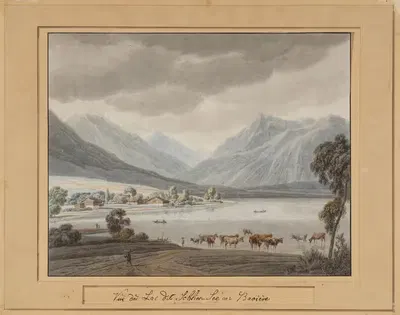 Schliersee by Wilhelm von Kobell — digital art print download