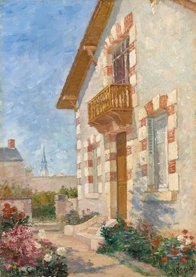 Maison de M.B. à Seur by Albert Dubois-Pillet, 1885 — digital art print download