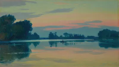 Берег реки by Шарль Гийо, 1897 — digital art print download