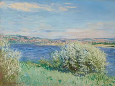 Les bords de la Seine près de Vétheuil by Claude Monet, 1881 — digital art print download