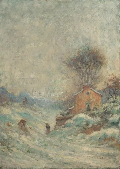 Снег by Клод Эмиль Шюффенекер, 1884 — digital art print download