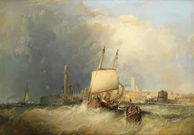 Маргейт by Джордж Чемберс, 1837 — digital art print download
