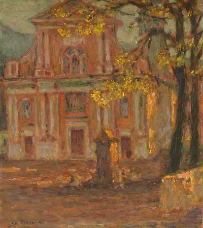 Церковь, Дольчеаква by Анри Ле Сиданер, 1911 — digital art print download