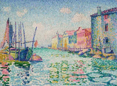 Канал Понте Лунго by Анри-Эдмон Кросс, 1903-1905 — digital art print download