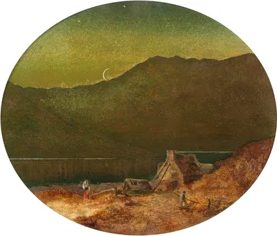 Полумесяц by Джон Аткінсон Гримшоу, 1871 — digital art print download