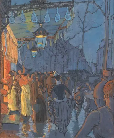 Проспект Клиший by Луи Анкетен, 1887 — digital art print download