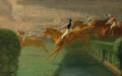 Прыжок через препятствие by Луи Анкетен, 1895 — digital art print download