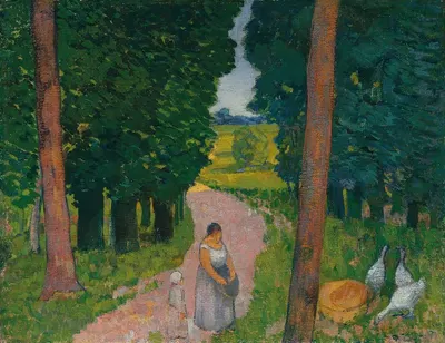 Гуси by Луи Руа, 1890-1900 — digital art print download