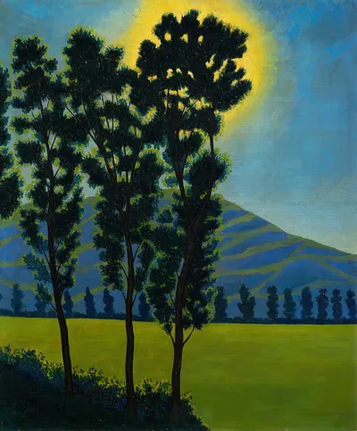 Скрытое солнце by Луиджи Руссоло, 1946 — digital art print download