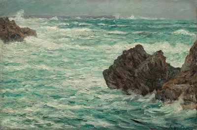 Большое море у Донана, Бель-Иль-ан-Мер by Максим Мофра, 1907 — digital art print download