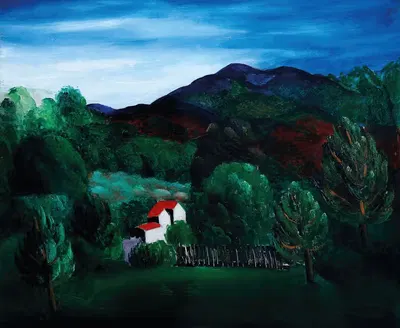 Paysage provençal by Moïse Kisling, 1918 — digital art print download