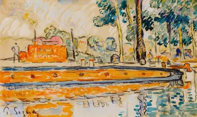 Rivière by Paul Signac — digital art print download