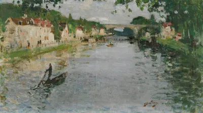 Scène de bateau by Pierre-Eugène Montézin — digital art print download