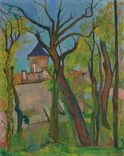 Пейзаж в Сен-Бернар (Эн) by Сюзанна Валадон, 1932 — digital art print download